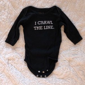 I Crawl the Line onesie